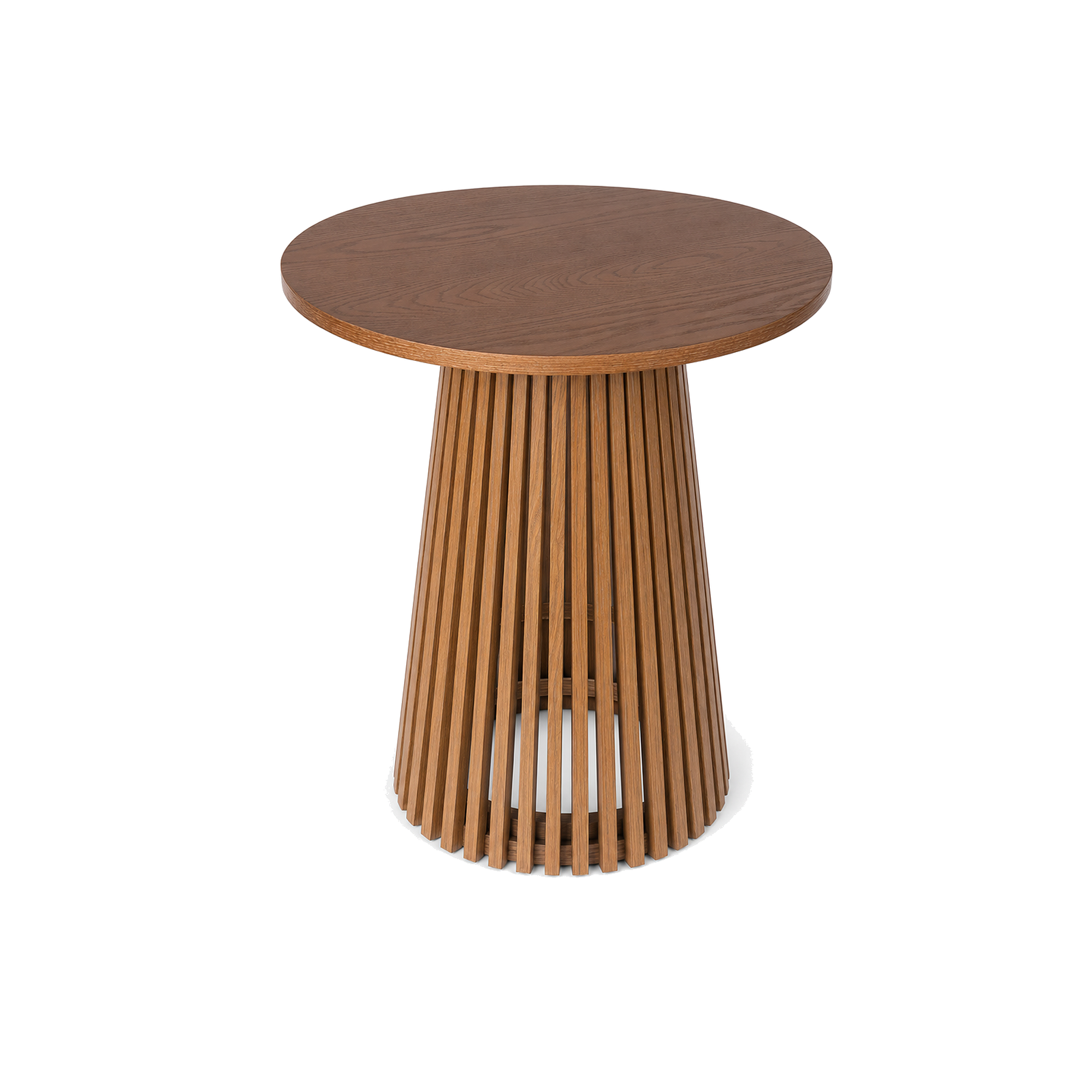 Luxavia Bijzettafel Rond · Donker Walnoot