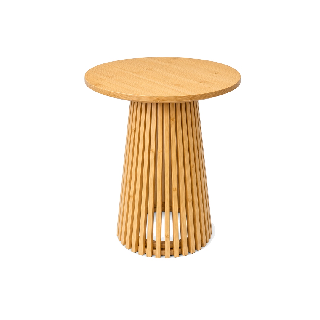 Luxavia Bijzettafel Rond · Licht Eiken