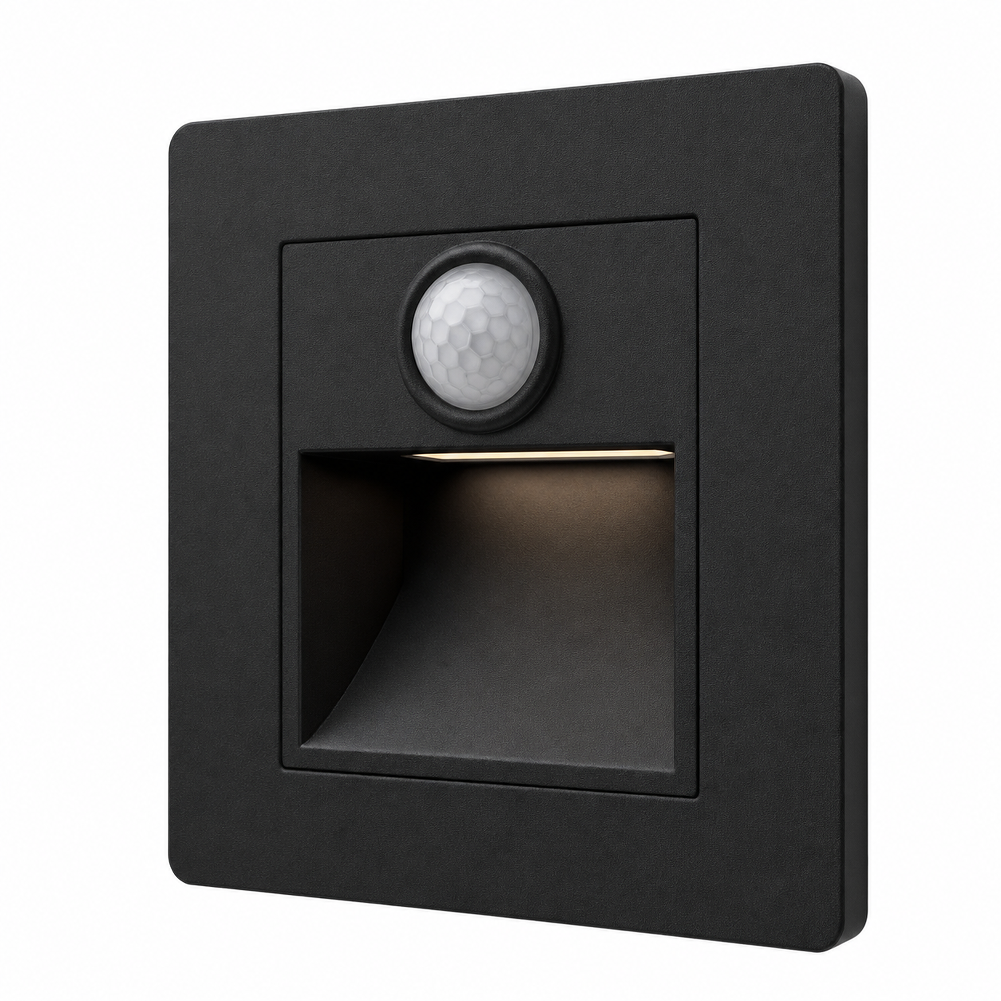 Luxavia Inbouw Wandlamp Sensor · Zwart - Afbeelding 3