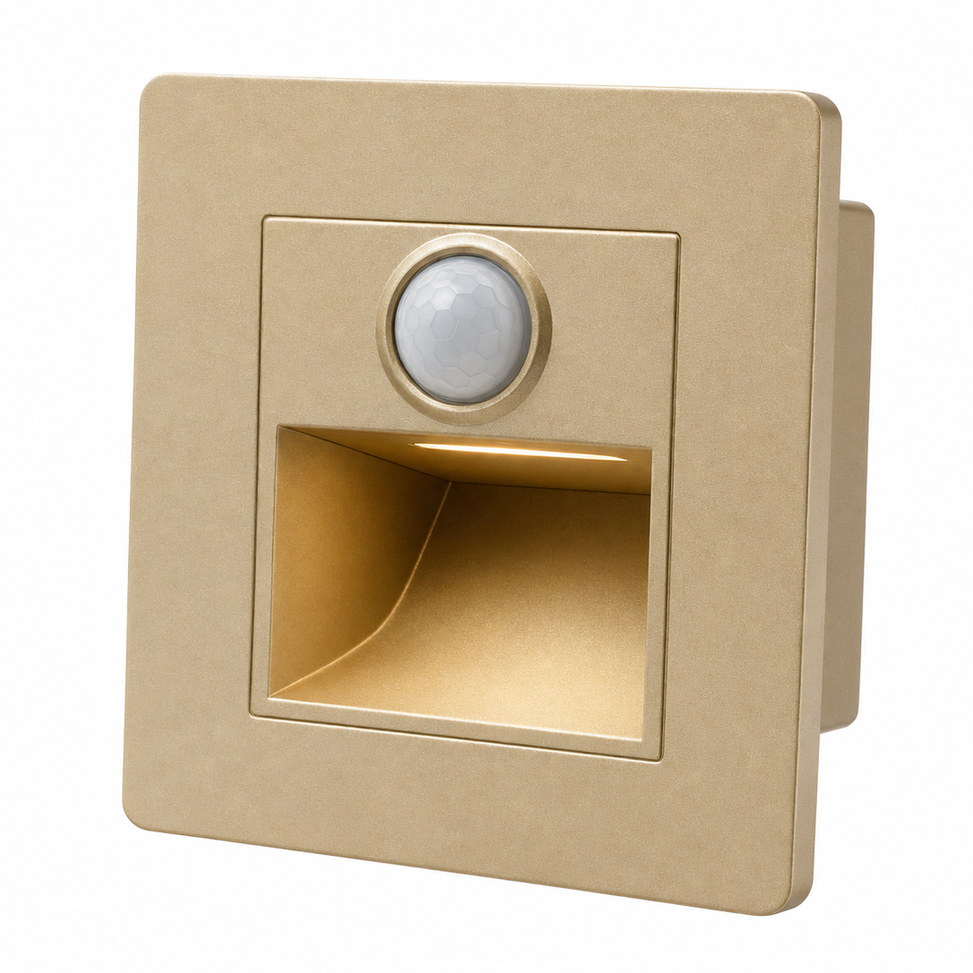 Luxavia Inbouw Wandlamp Sensor · Goud - Afbeelding 3